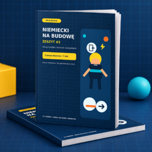 Niemiecki na budowę – zeszyt ćwiczeń #2, okładka produktu