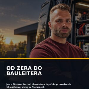 Okładka e-booka Od zera do Bauleitera Michała Rożenia